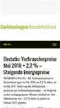 Mobile Screenshot of geldanlagen-nachrichten.de