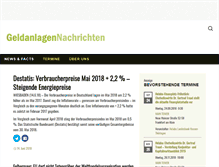 Tablet Screenshot of geldanlagen-nachrichten.de